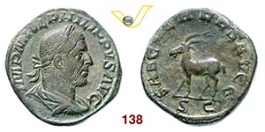 FILIPPO I LARABO  (244-249)  Sesterzio.  D/ ... 