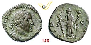 VALERIANO I  (253-260)  Sesterzio.  D/ Busto ... 