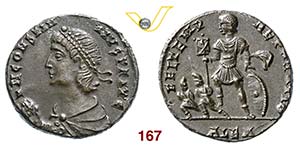 COSTANZO II  (337-361)  Ae, Alessandria.  D/ ... 
