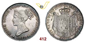 PARMA - MARIA LUIGIA  (1814-1847)  5 Lire ... 