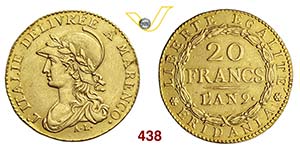 TORINO - REPUBBLICA SUBALPINA  (1800-1802)  ... 