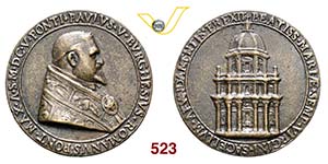PAOLO V  (1605-1621)  Medaglia 1605 per la ... 