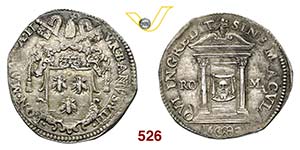URBANO VIII  (1623-1644)  Testone 1623 A. ... 