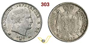 NAPOLEONE I, Imperatore  (1804-1814)  2 Lire ... 