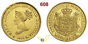   Parma  MARIA LUIGIA  (1814-1847)  20 Lire ... 