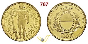 SVIZZERA  CONFEDERAZIONE    100 Franchi 1934 ... 