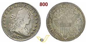 U.S.A.      Dollaro 1803, Philadelphia.   ... 