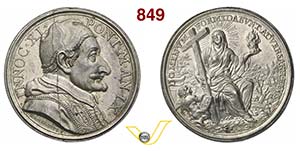 INNOCENZO XI, Papa  (1676-1689)  Medaglia A. ... 