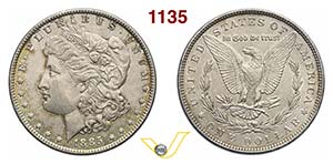 U.S.A.      Dollaro 1885 Morgan   Ag  ... 