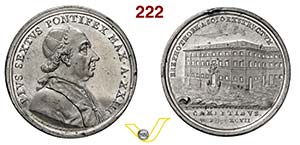 PIO VI  1775/1799  1797 ANNO XXIII per il ... 