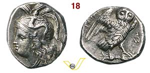 CALABRIA - Tarentum  (280-272 a.C.)  Dracma. ... 