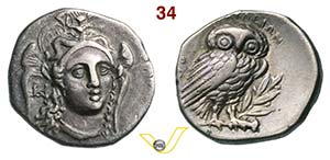 LUCANIA - Heraclea  (281-278 a.C.)  Dracma.  ... 