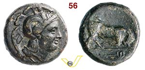 LUCANIA - Thurium  (III Sec. a.C.)  Litra.  ... 
