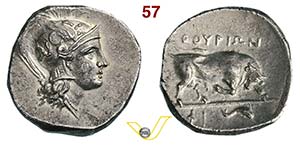 LUCANIA - Thurium  (dopo il 280 a.C.)  ... 