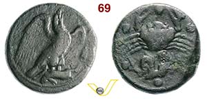 SICILIA - Agrigentum  (420-406 a.C.)  ... 