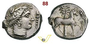 SICILIA - Siculo Puniche  (317-310 a.C.)  ... 
