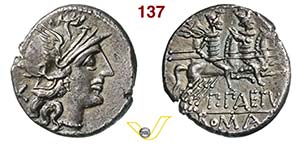 AELIA - P. Aelius Paetus  (138 a.C.)  ... 