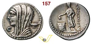 CASSIA - L. Cassius Longinus  (63 a.C.)  ... 