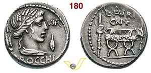 FURIA - L. Furius Cn. f. Brocchus  (63 a.C.) ... 