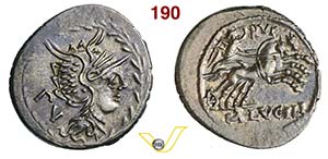 LUCILIA - M. Lucilius Rufus  (101 a.C.)  ... 