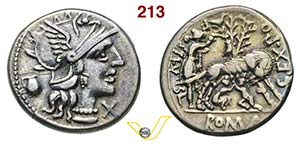 POMPEIA - Sex. Pompeius Fostlus  (137 a.C.)  ... 