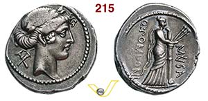 POMPONIA - Q. Pomponius Musa  (66 a.C.)  ... 