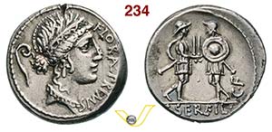 SERVILIA - C. Servilius C.f.  (57 a.C.)  ... 