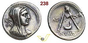 SULPICIA - P. Sulpicius Galba  (69 a.C.)  ... 