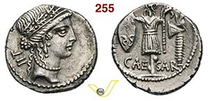 GIULIO CESARE  (48-47 a.C.)  Denario.  D/ ... 