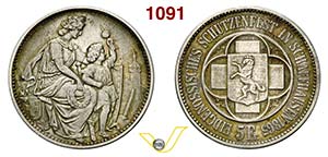 SVIZZERA - Tiri Federali -     5 Franchi ... 