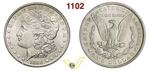 U.S.A. -     Dollar 1884 CC, Carson City.   ... 