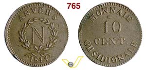 BELGIO - NAPOLEONE I  (1805-1814)  10 ... 