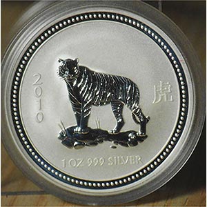 AUSTRALIA - 2010 - 1 Dollaro “Tigre”    ... 