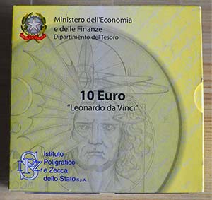 ITALIA - 2006 - 10 Euro “Leonardo Da ... 