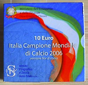 ITALIA - 2006 - 10 Euro “Italia campione ... 