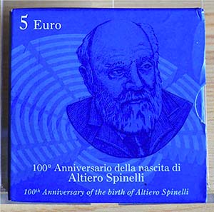 ITALIA - 2007 - 5 Euro “100° anniv. della ... 