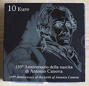 ITALIA - 2007 - 10 Euro “250° anniv. ... 
