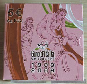 ITALIA - 2009 - 5 Euro “100 anni del Giro ... 