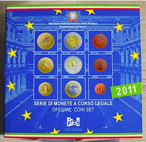 ITALIA - 2011 - Serie 9 valori    In ... 