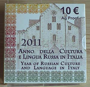 ITALIA - 2011 - 10 Euro “Anno della ... 