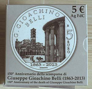 ITALIA - 2013 - 5 Euro “150° anniv. della ... 