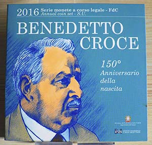ITALIA - 2016 - Serie 9 valori “Benedetto ... 