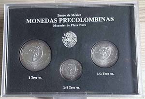 MESSICO - 1998 - Serie monete 3 valori ... 