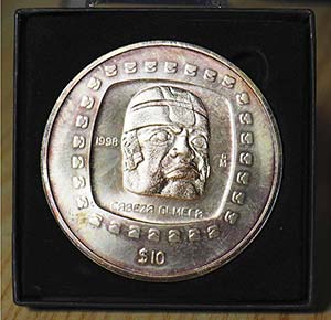 MESSICO - 1998 - 10 Pesos 5 Once “Cabeza ... 