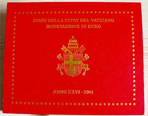 VATICANO - 2004 - Serie 8 vall.    In ... 