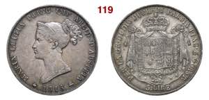 PARMA  MARIA LUIGIA  (1815-1847)  5 Lire  ... 