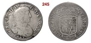 CARLO EMANUELE II  (1648-1675)  20 Soldi o ... 
