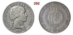 VITTORIO EMANUELE I  (1802-1821)  5 Lire  ... 