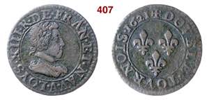 FRANCIA  LUIGI XIII  (1610-1643)  2 Tornesi  ... 
