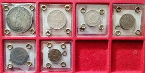 6 monete di San Marino: 5 Lire 1898, 5 Cent. ... 